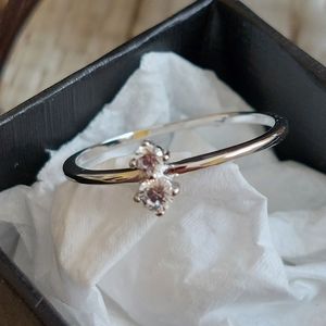 Cubic Zirconia Sterling Silver Ring